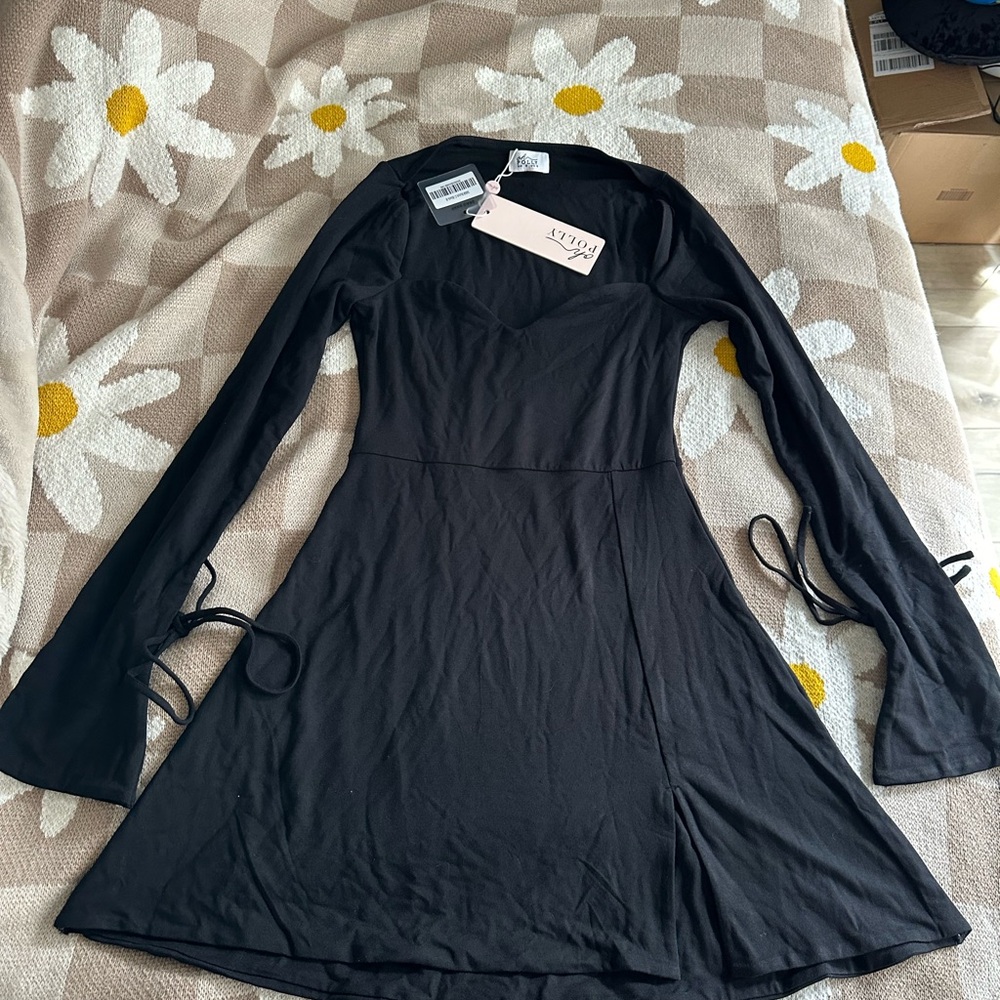 Amryn Long sleeve A-Line Mini Dress
